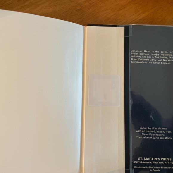 Paid and Loving Eyes by Jonathan Gash 1993, Hardcover Lovejoy Novel Of Suspense - Picture 6 of 8